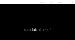 Desktop Screenshot of monclubfitness.com